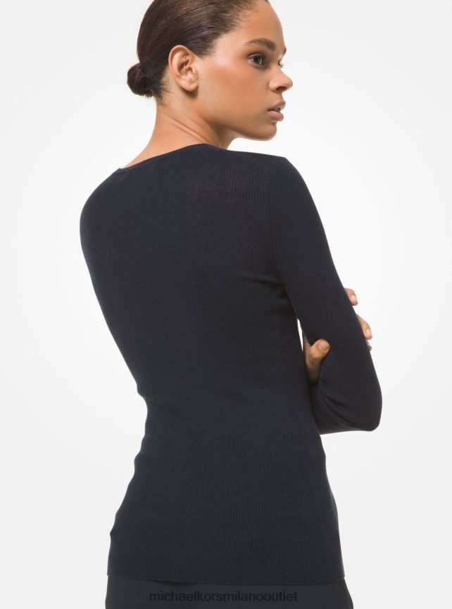 Michael Kors maglia in cashmere leggerissimo della collezione donne mezzanotte P06L0L3749 vestiario