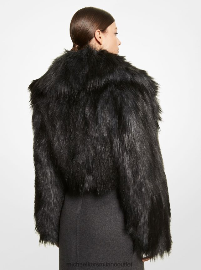 Michael Kors collezione bolero in finta volpe donne carbone P06L0L3651 vestiario