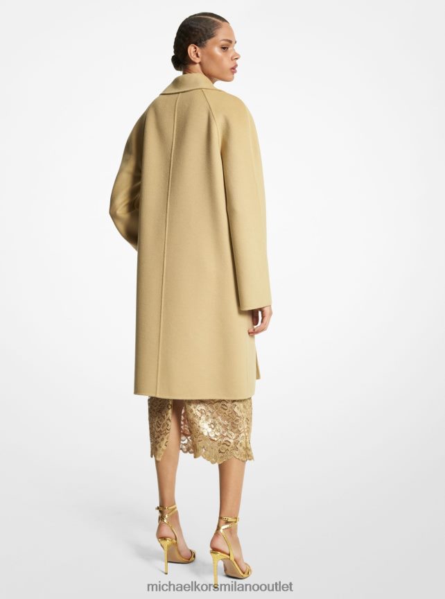 Michael Kors collezione double face cashgora melton balmacaan donne duna P06L0L3460 vestiario