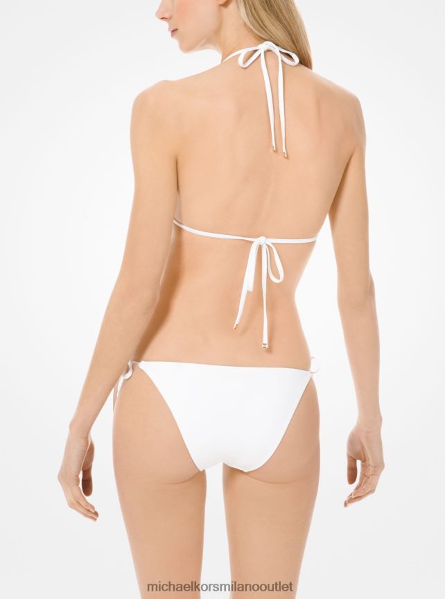 Michael Kors parte superiore del bikini a triangolo donne bianco P06L0L571 vestiario
