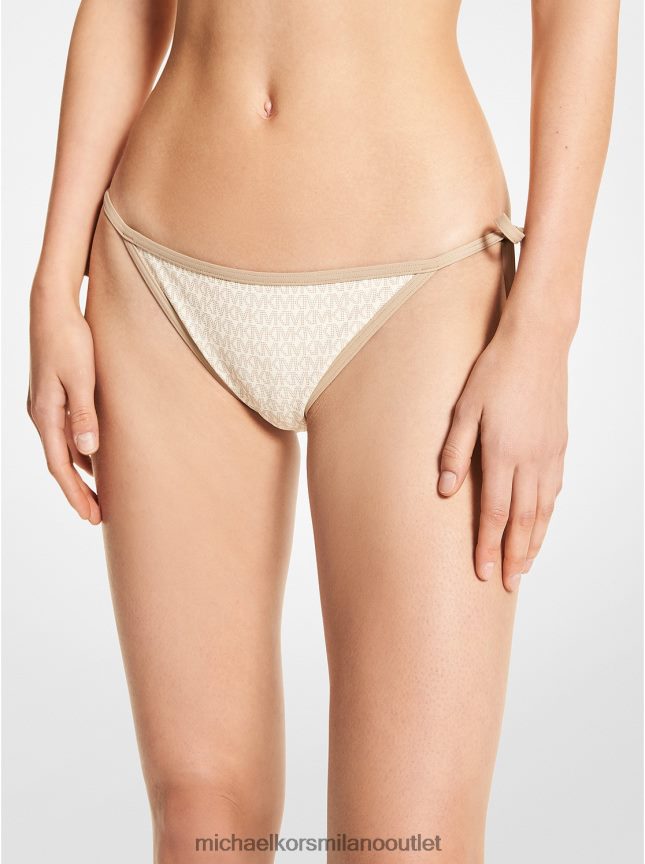 Michael Kors slip bikini con logo donne osso P06L0L561 vestiario