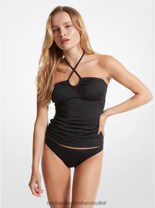 Michael Kors top tankini in nylon elasticizzato donne nero P06L0L534 vestiario
