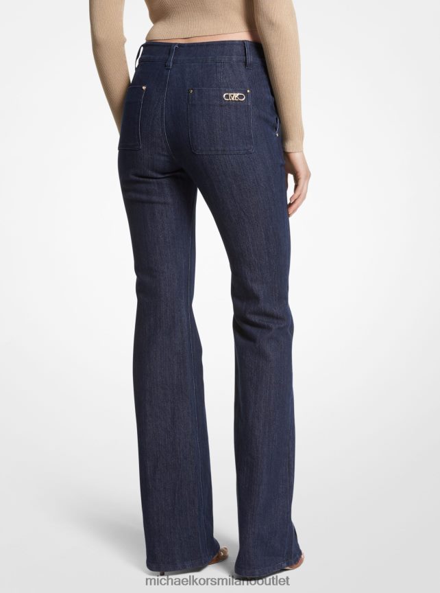 Michael Kors jeans stivaletti donne risciacquo P06L0L490 vestiario