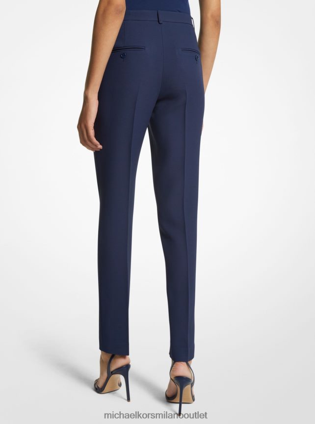 Michael Kors pantaloni della collezione Samantha in doppio crêpe zibellino donne Marina Militare P06L0L3505 vestiario