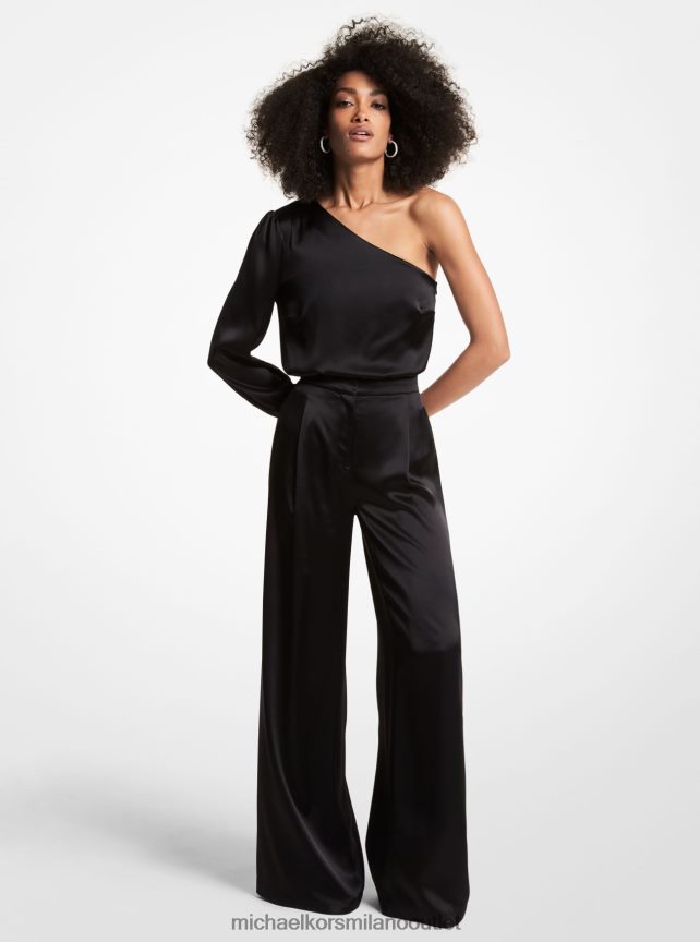 Michael Kors pantaloni larghi in raso donne nero P06L0L515 vestiario