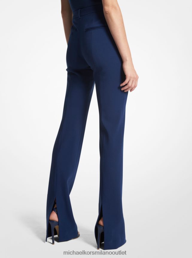 Michael Kors pantaloni della collezione Yasmeen in crêpe con polsini spaccati donne Marina Militare P06L0L3577 vestiario