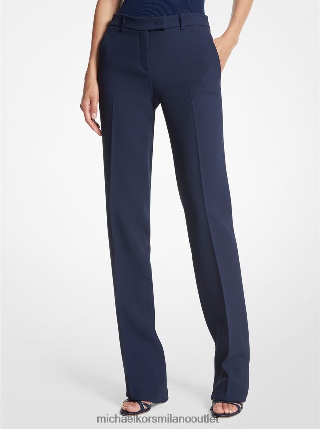 Michael Kors pantaloni della collezione carolyn in doppio crêpe zibellino donne Marina Militare P06L0L3579 vestiario