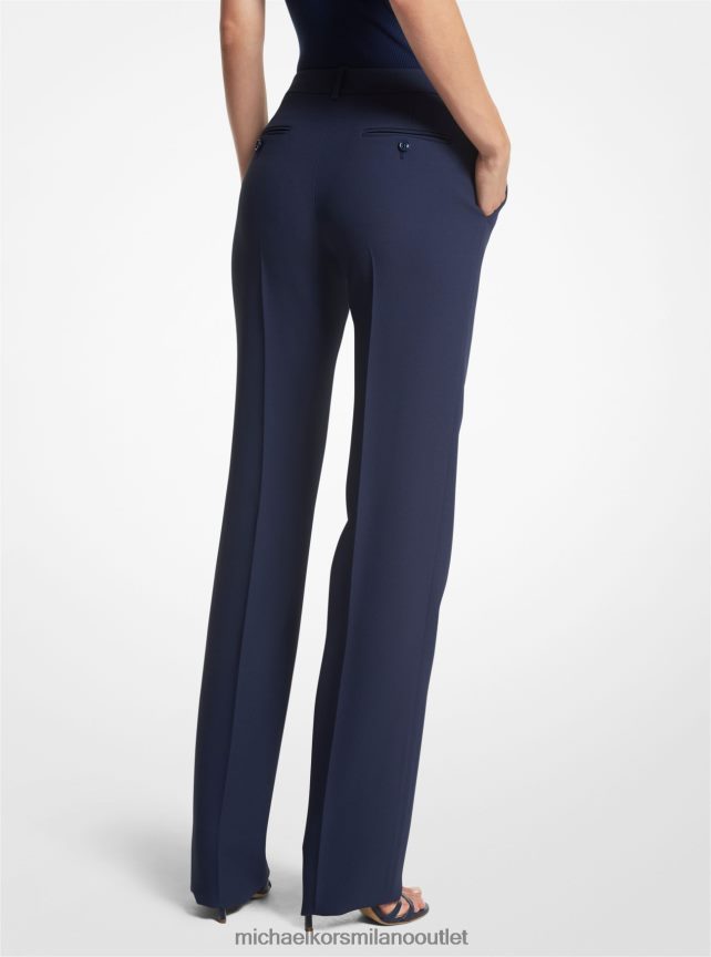 Michael Kors pantaloni della collezione carolyn in doppio crêpe zibellino donne Marina Militare P06L0L3579 vestiario