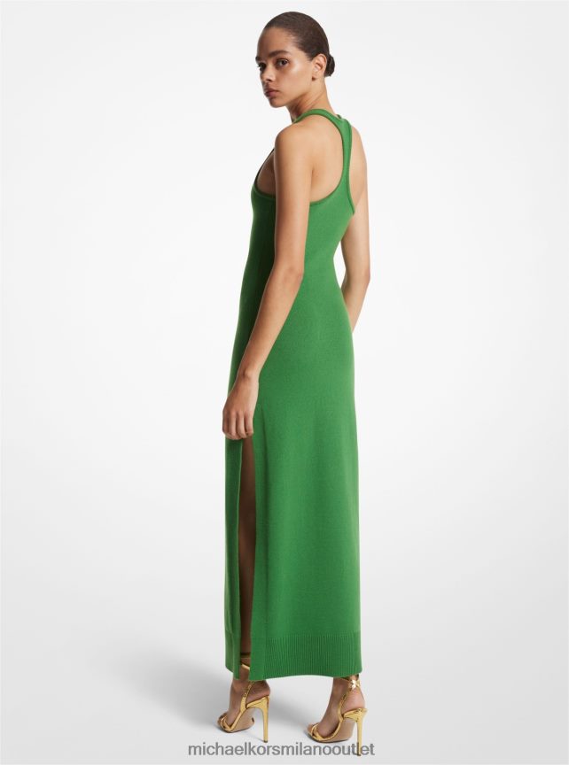 Michael Kors abito canotta in cashmere della collezione donne verde palma P06L0L3532 vestiario