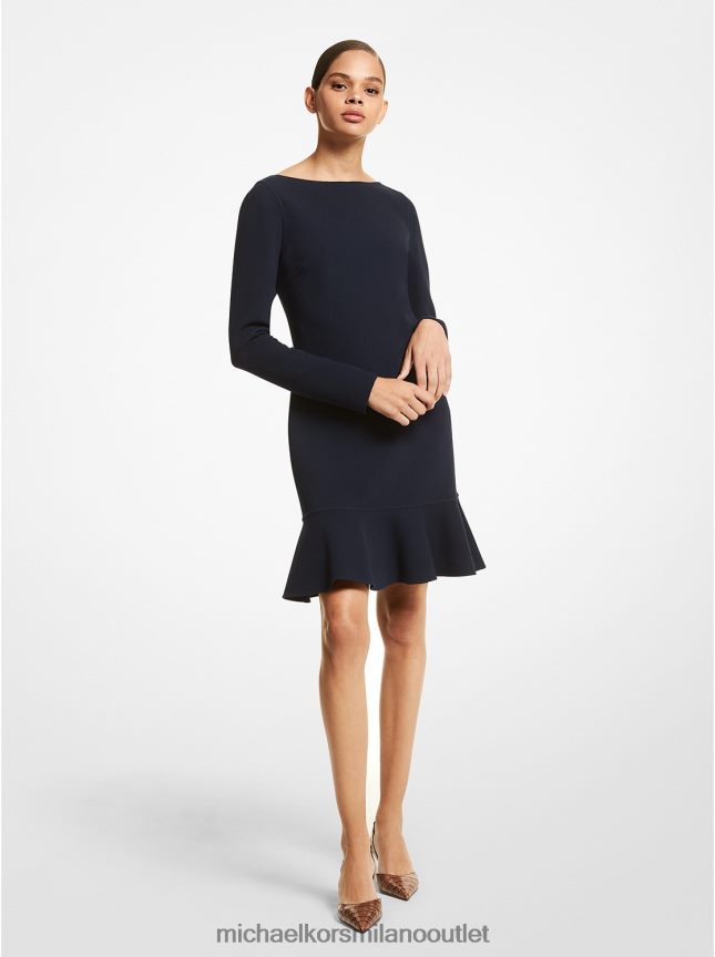 Michael Kors abito di collezione in lana stretch double face donne mezzanotte P06L0L3716 vestiario