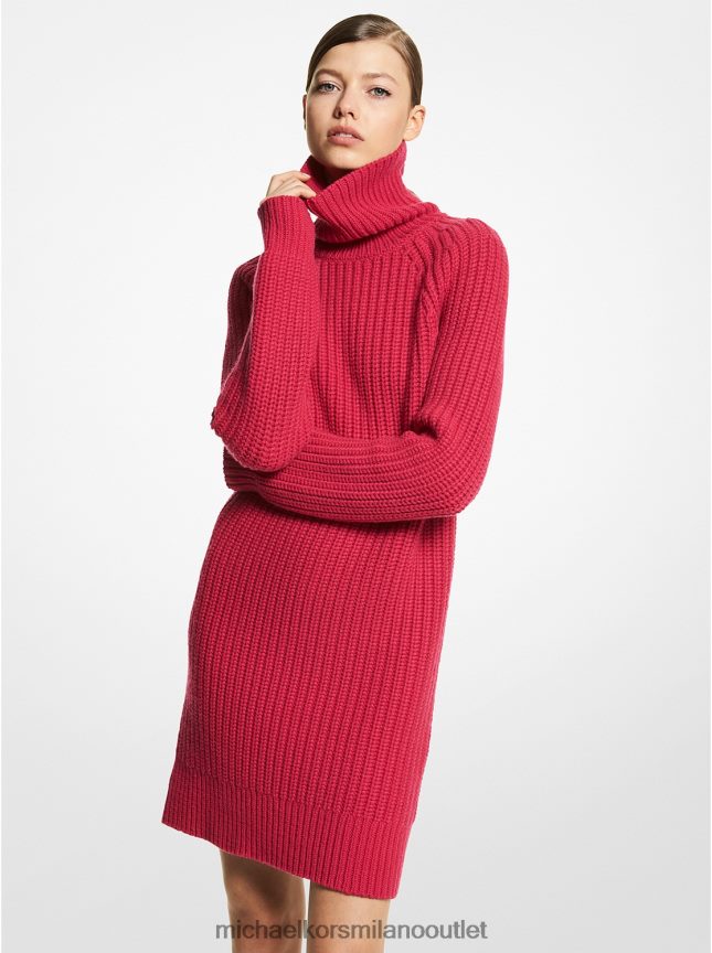 Michael Kors abito dolcevita in cashmere della collezione donne fucsia P06L0L3640 vestiario