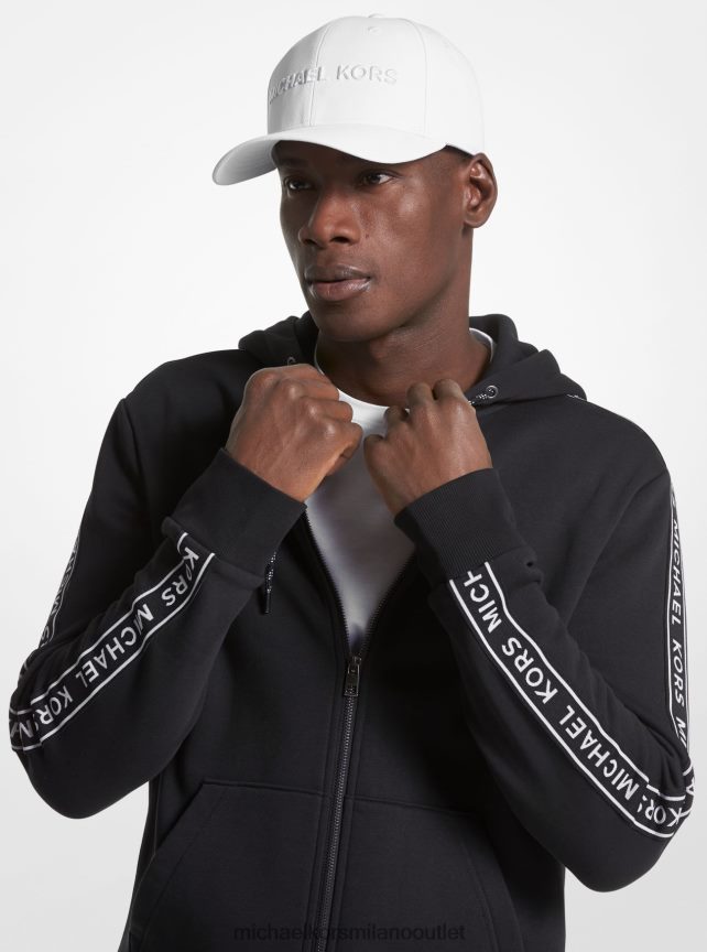 Michael Kors cappello da baseball ricamato uomini bianco P06L0L3369 Accessori