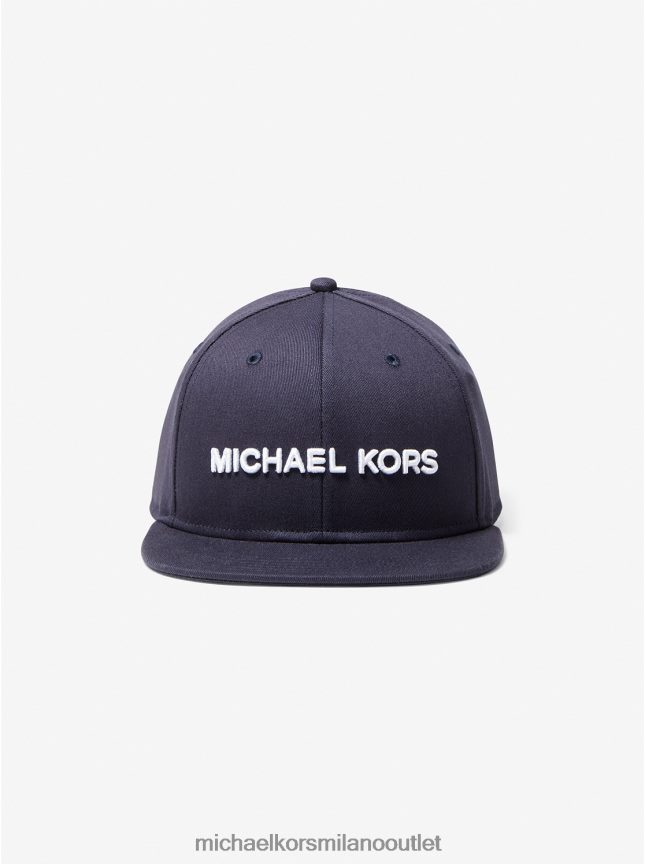 Michael Kors cappello da baseball ricamato uomini mezzanotte P06L0L3372 Accessori