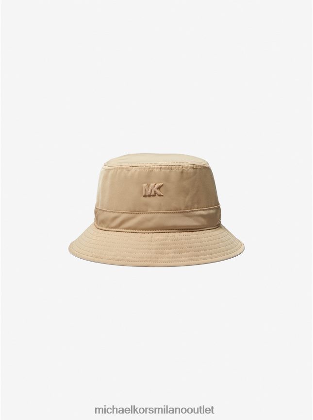 Michael Kors cappello da pescatore in tessuto con logo uomini cachi P06L0L3366 Accessori