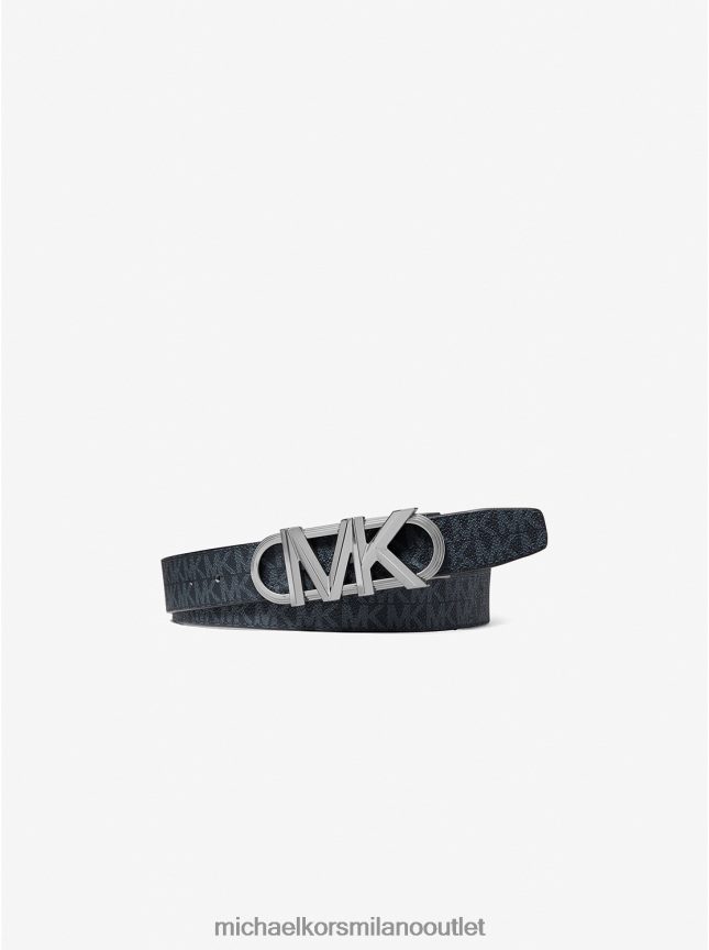 Michael Kors cintura con logo uomini admrl/plblue P06L0L3304 Accessori