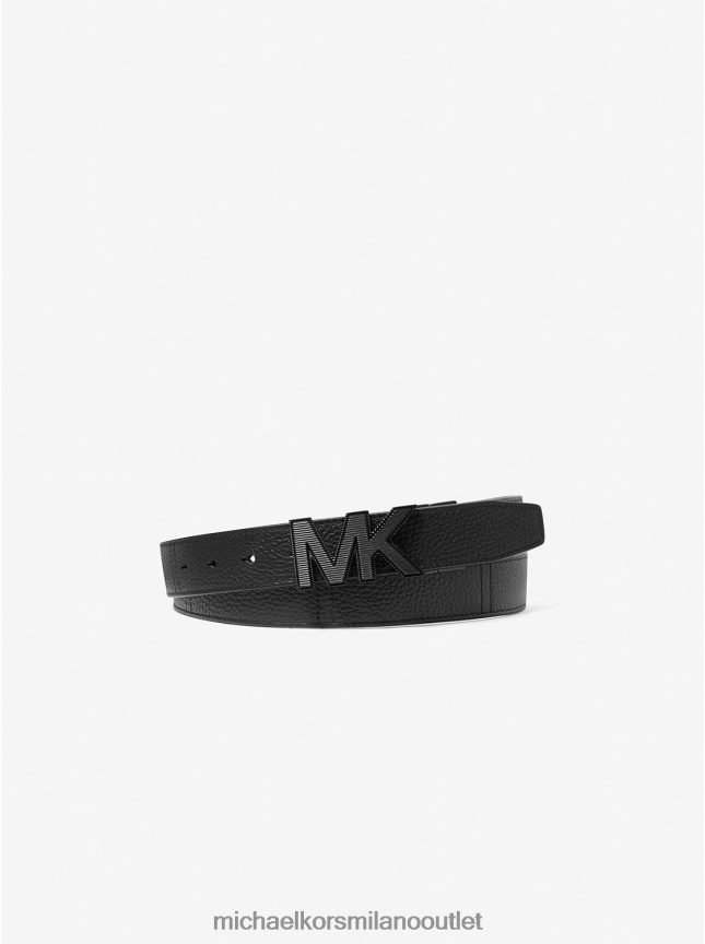 Michael Kors cintura in pelle reversibile uomini nero P06L0L3297 Accessori