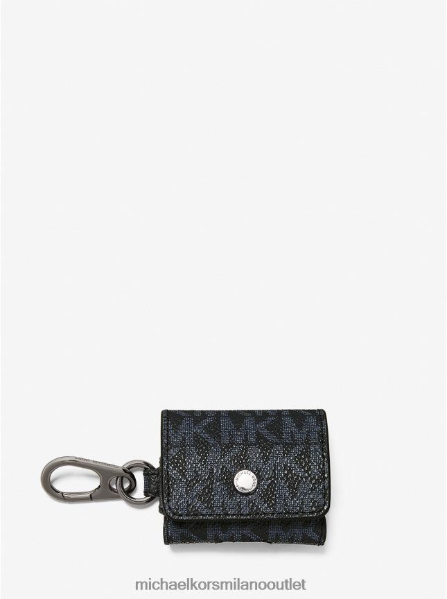 Michael Kors Custodia con clip con logo per Apple Airpods uomini admrl/plblue P06L0L3356 Accessori