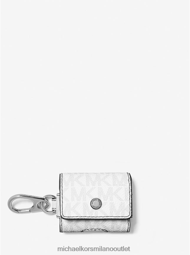 Michael Kors Custodia con clip con logo per Apple Airpods uomini brillante cosa P06L0L3354 Accessori