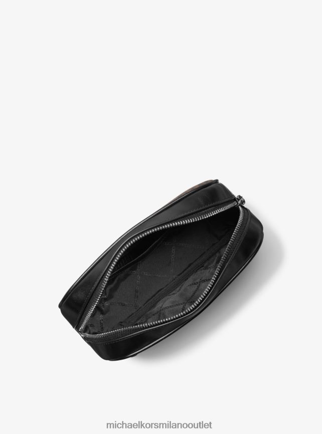 Michael Kors Set regalo da viaggio con logo 3 in 1 uomini Marrone nero P06L0L3339 Accessori