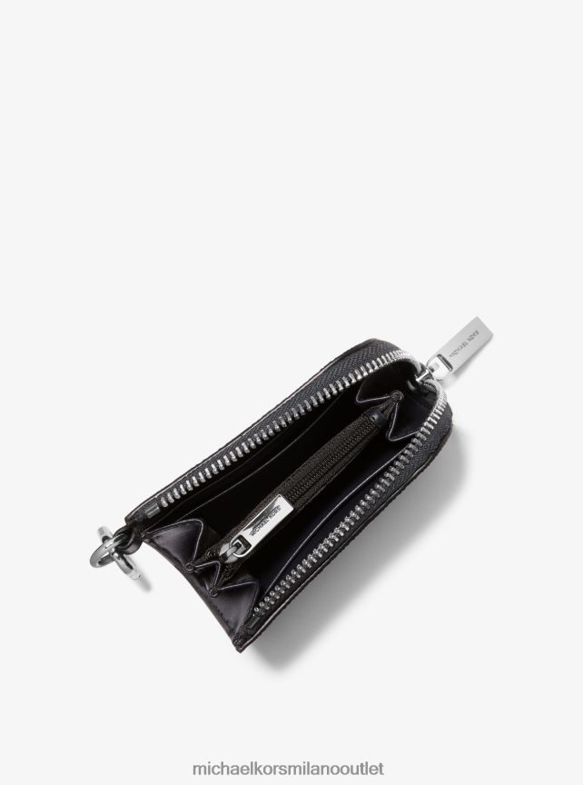 Michael Kors set regalo portafoglio con logo e portachiavi uomini admrl/plblue P06L0L3346 Accessori