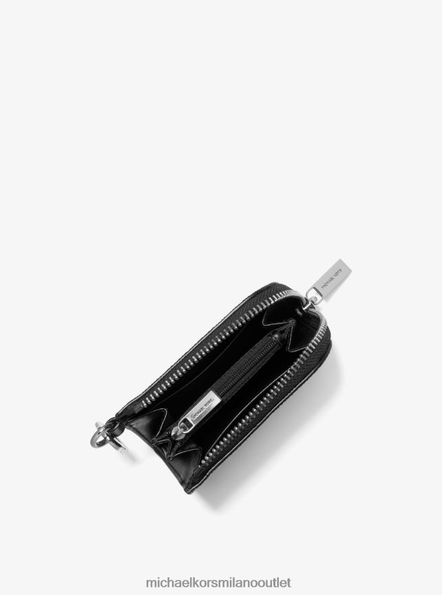 Michael Kors set regalo portafoglio con logo e portachiavi uomini canapa/marrone P06L0L3345 Accessori