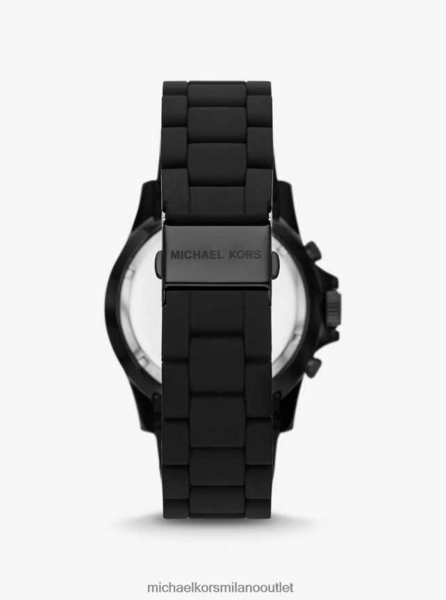 Michael Kors Orologio everest oversize in tonalità nera e silicone uomini nero P06L0L3287 Accessori