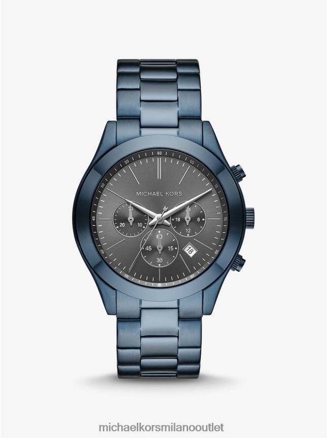 Michael Kors orologio da passerella slim oversize in tonalità blu uomini Marina Militare P06L0L3289 Accessori