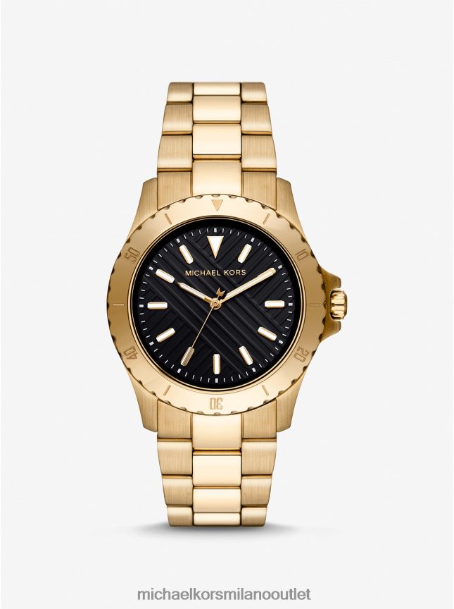 Michael Kors orologio sottile everest color oro uomini oro P06L0L3277 Accessori