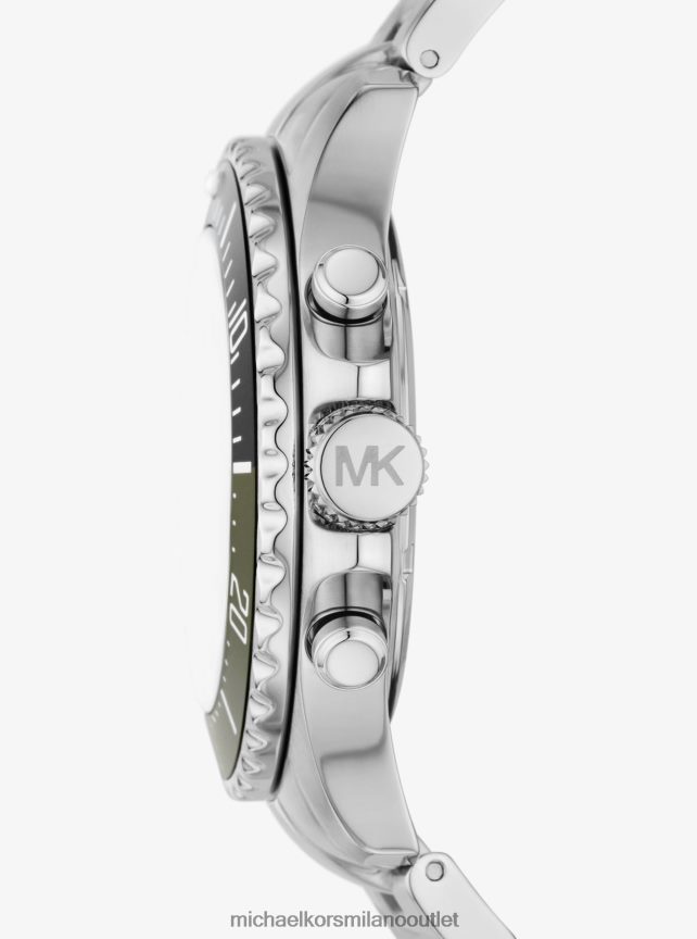 Michael Kors orologio everest oversize color argento uomini argento P06L0L3292 Accessori