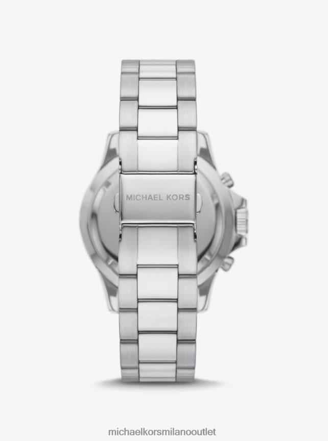 Michael Kors orologio everest oversize color argento uomini argento P06L0L3292 Accessori