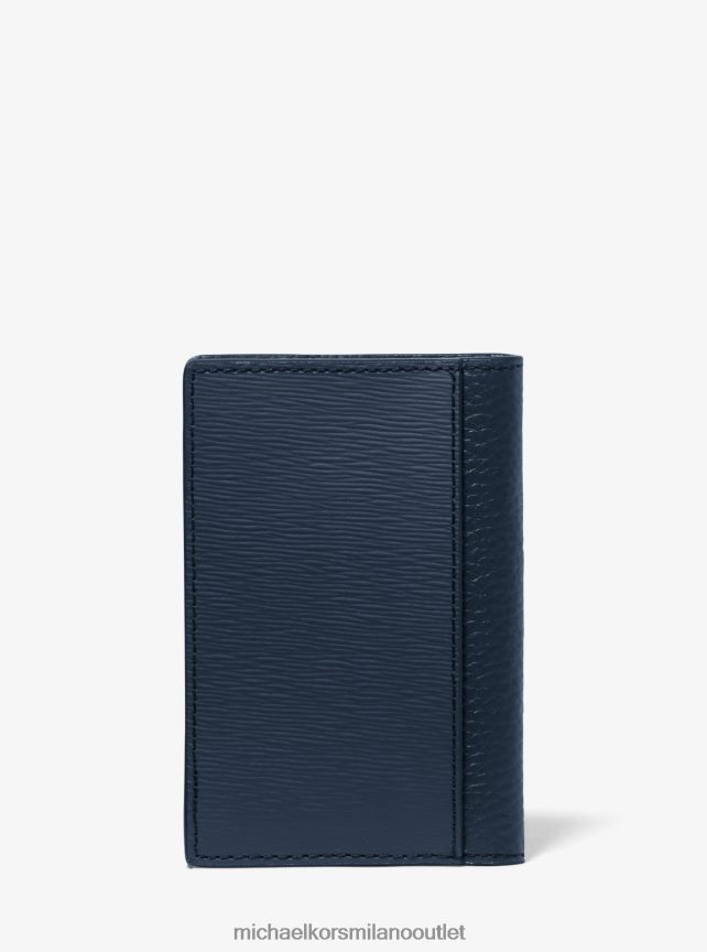 Michael Kors Porta carte in pelle Hudson uomini Marina Militare P06L0L3248 Accessori