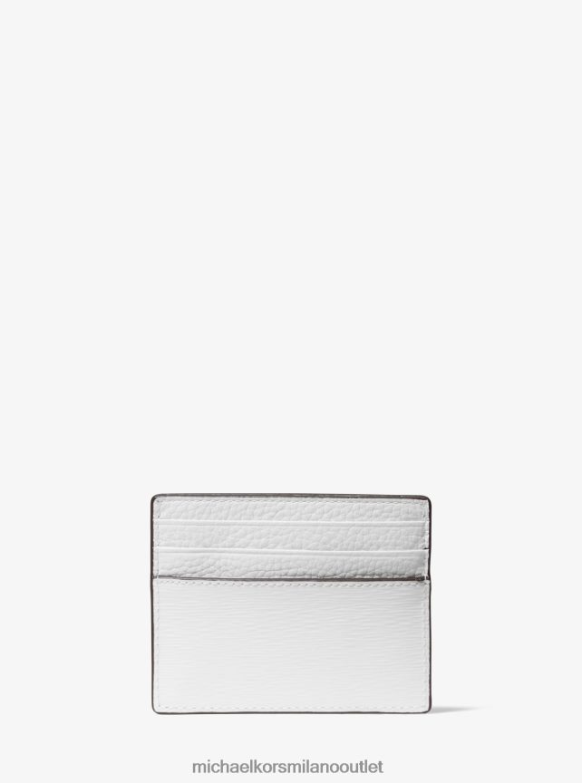 Michael Kors Porta carte in pelle Hudson uomini brillante cosa P06L0L3261 Accessori