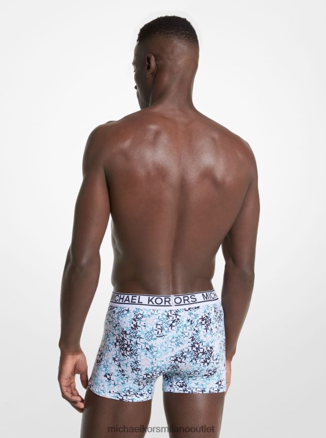 Michael Kors Bauli in nylon elasticizzato in confezione da 3 pezzi uomini mezzanotte P06L0L3177 vestiario