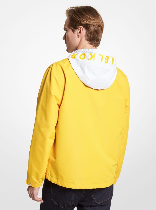 Michael Kors giacca a vento di Durham uomini giallo antico P06L0L2825 vestiario