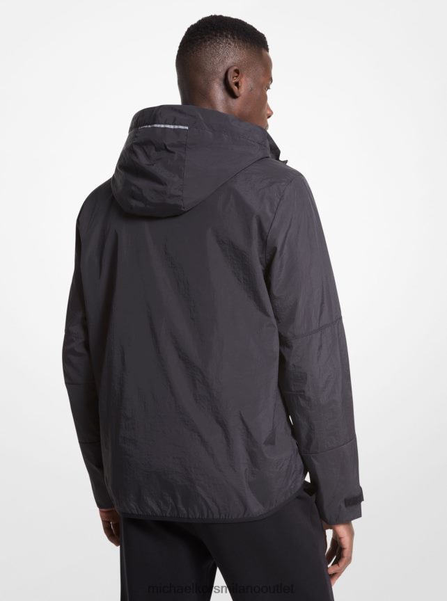 Michael Kors giacca a vento in tessuto uomini nero P06L0L2781 vestiario