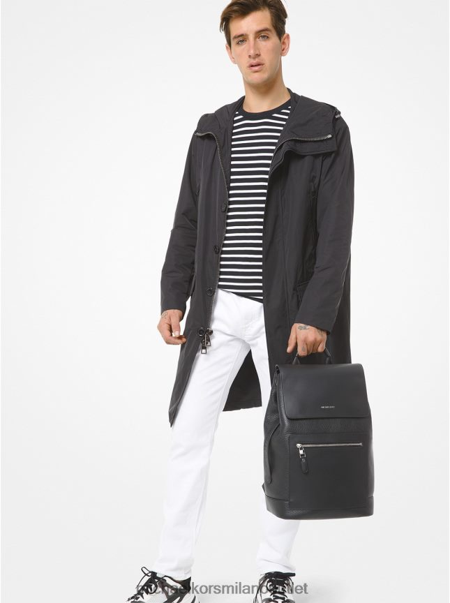 Michael Kors giacca a vento oversize uomini nero P06L0L2854 vestiario