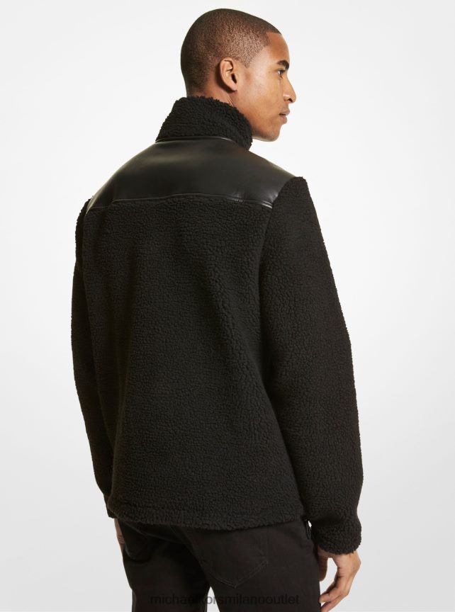 Michael Kors giacca sherpa uomini nero P06L0L2862 vestiario