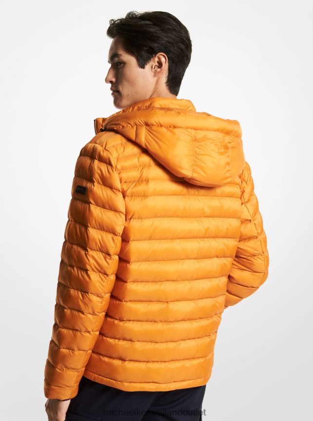 Michael Kors piumino trapuntato ripiegabile uomini calendula P06L0L2842 vestiario