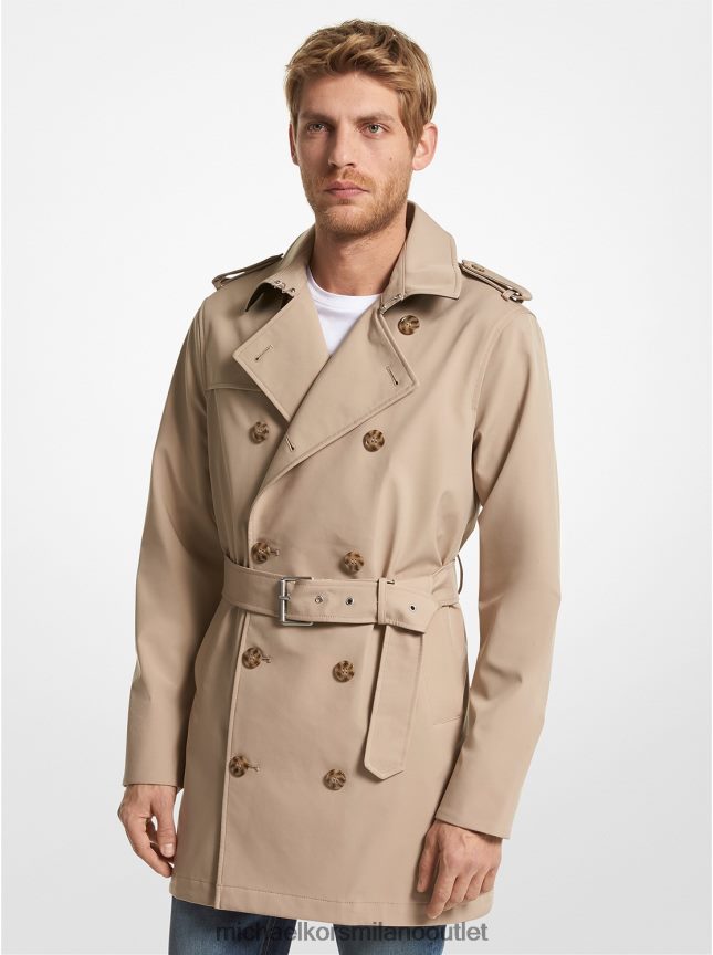 Michael Kors trench intrecciato uomini cachi P06L0L2772 vestiario