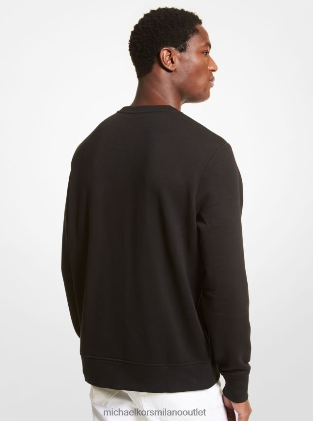 Michael Kors Felpa kors in cotone uomini nero P06L0L3014 vestiario