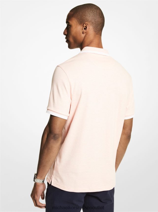 Michael Kors Polo in cotone Greenwich uomini dsty crl htr P06L0L2904 vestiario