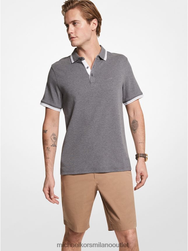 Michael Kors Polo in cotone Greenwich uomini pistola armata eheh P06L0L2908 vestiario