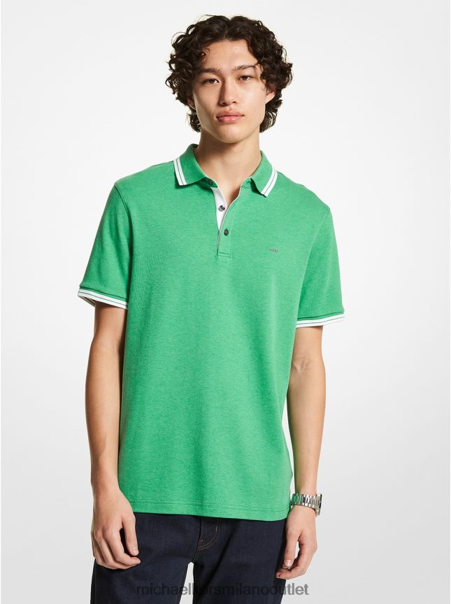 Michael Kors Polo in cotone Greenwich uomini spr grande calore P06L0L2903 vestiario
