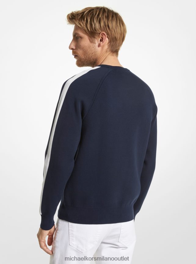 Michael Kors Maglia Kors in misto cotone uomini mezzanotte P06L0L3040 vestiario