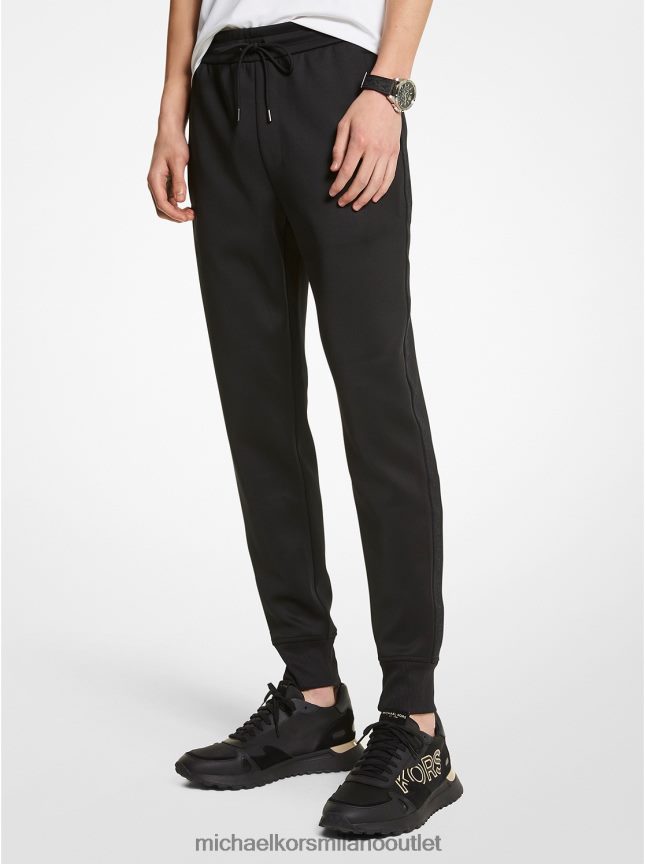 Michael Kors Joggers da sub con nastro con logo uomini nero P06L0L3120 vestiario
