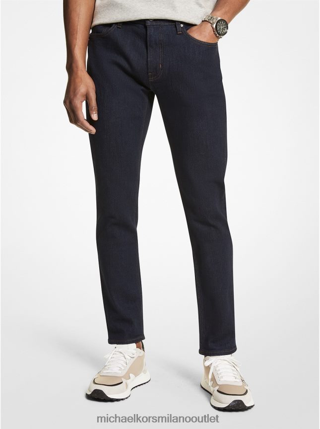 Michael Kors jeans slim in denim elasticizzato uomini risciacquare lavare P06L0L3114 vestiario