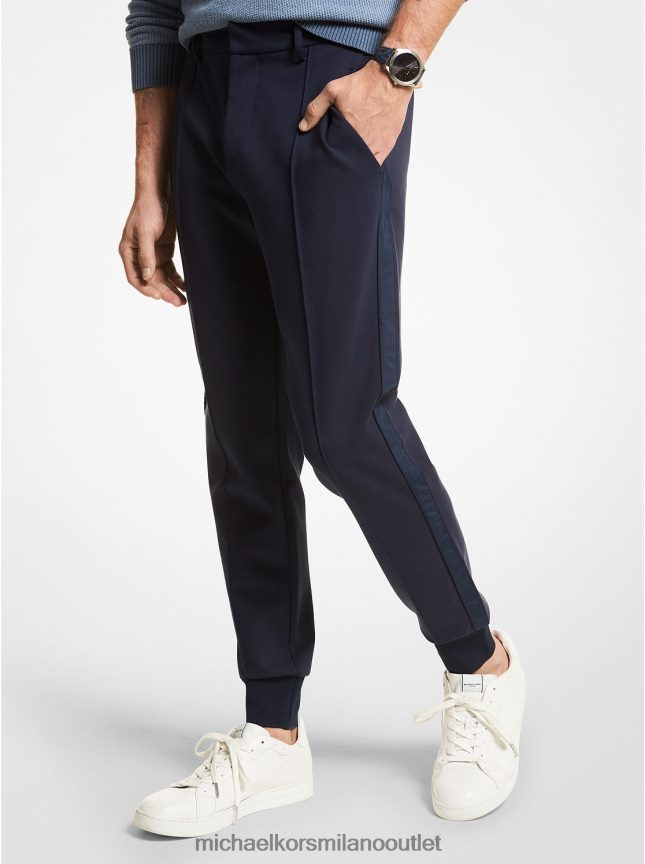 Michael Kors joggers in maglia elasticizzata uomini mezzanotte P06L0L3109 vestiario